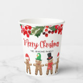 Fun Merry kerstparty Paper Cup Papieren Bekers (Achterkant)
