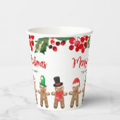 Fun Merry kerstparty Paper Cup Papieren Bekers (Links)