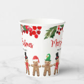 Fun Merry kerstparty Paper Cup Papieren Bekers (Rechts)