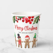 Fun Merry kerstparty Paper Cup Papieren Bekers (Voorkant)