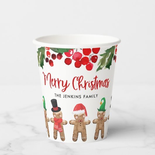 Fun Merry kerstparty Paper Cup Papieren Bekers (Voorkant)