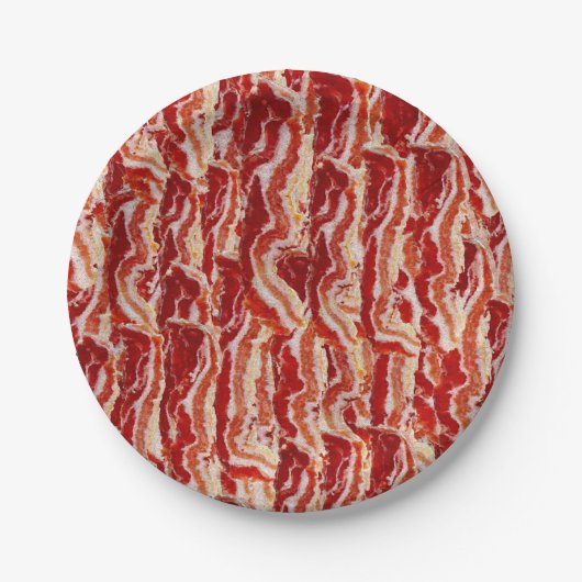 Fun. met Bacon altijd Papieren Bordje (Voorkant)