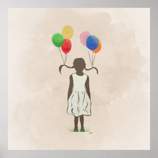 Fun. met ballonnen poster (Voorkant)