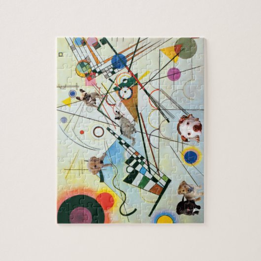 Fun met de samenstelling VIII van Kandinsky Legpuzzel (Verticaal)