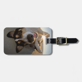 Fun met de zon bagagelabel