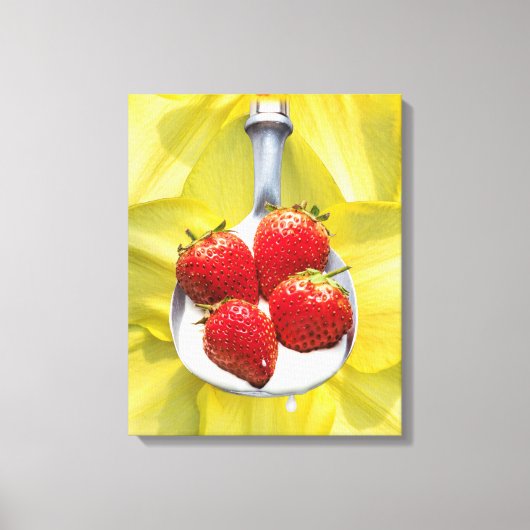 Fun met Geel. Canvas Afdruk (Voorkant)