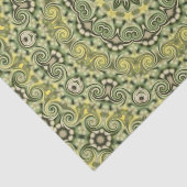 Fun. met groene kalk tissuepapier (Detail)