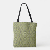 Fun met kalkgroen tote bag (Achterkant)