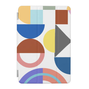 Fun met kleurrijke geometrische vormen iPad mini cover