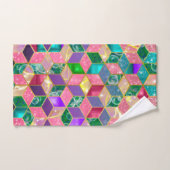 Fun, met meer gemengde ruitvormige hexagon bad handdoek (Handdoek)