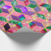 Fun, met meer gemengde ruitvormige hexagon cadeaupapier (Hoek)