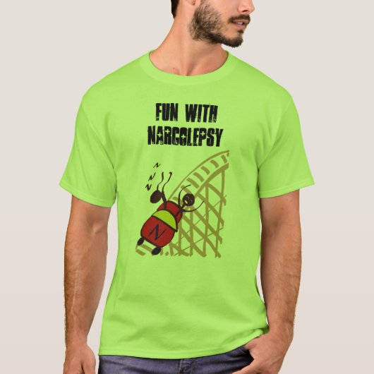 Fun met Narcolepsy T-shirt (Voorkant)