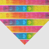 [Fun. met strepen] Patroon #6c Hearts Decoupage Tissuepapier (Detail)