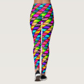 [Fun. met strepen] Patroon #7b Rainbow Helix Leggings (Achterkant)