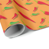 Fun Mexican Fiesta party Patroon wrapping paper Cadeaupapier (Rol Hoek)