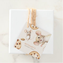 Fun Mice Cookies Elke leeftijd Verjaardag Party Be Bedankjes Labels