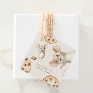 Fun Mice Cookies Elke leeftijd Verjaardag Party Be Bedankjes Labels