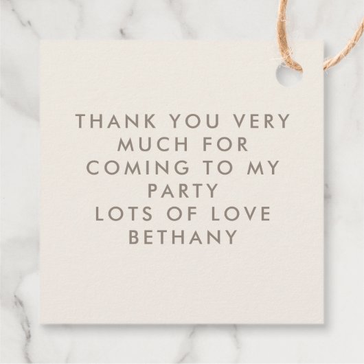 Fun Mice Cookies Elke leeftijd Verjaardag Party Be Bedankjes Labels (Achterkant)