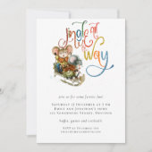 Fun Mice Jingle helemaal tot Kerstmis uitnodigen Kaart (Voorkant)