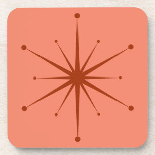 Fun, Mideeuw Modern Retro Starburst Bier Onderzetter