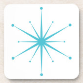 Fun, Mideeuw Modern Retro Starburst Bier Onderzetter (Voorkant)