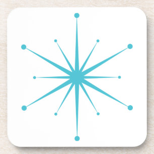 Fun, Mideeuw Modern Retro Starburst Bier Onderzetter