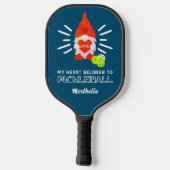 Fun MIJN HARTBONGS AAN PICKLEBALL Gnome Paddle (Achterkant)