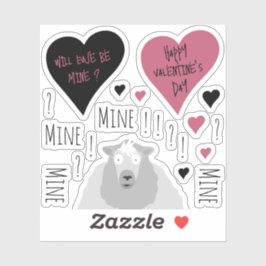 Fun Mine Mine Mine Schaap Thema Sticker