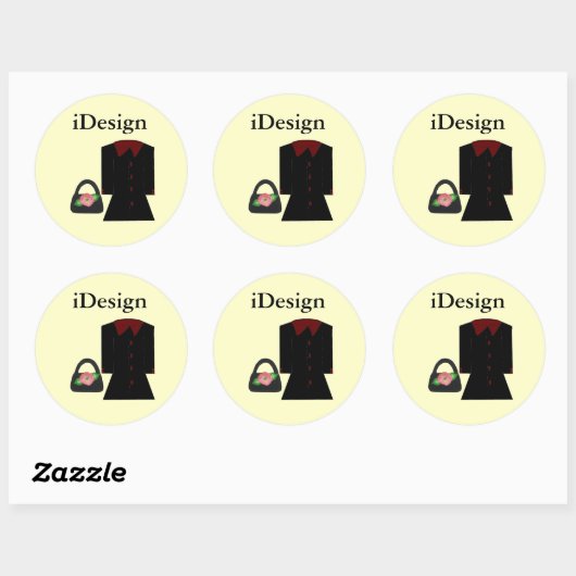 Fun-Mode - iDesign Ronde Sticker (Vel)