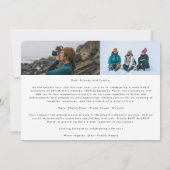 FUN MODER RETRO MEDICAL DOCTOR 2 Foto AFSTUDEERDER Aankondiging (Achterkant)