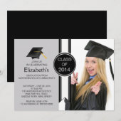 Fun Modern Afstuderen Fotogradatie Partij Kaart (Voorkant / Achterkant)