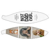 Fun Modern 'BEST DAD EVER' 3 Foto Basketbal (Panelen)