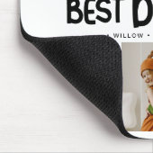 Fun Modern 'BEST DAD EVER' 6 Foto Muismat (Hoek)