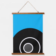 Fun Modern Bright Sky Blue Black Ocean Oyster