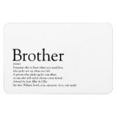 Fun Modern Cool Best Ever Brother Definition Magneet (Horizontaal)