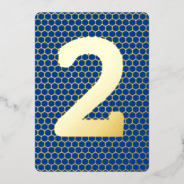 Fun Modern Custom Gold geperste Birthday Folie inv Uitnodiging