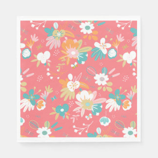 Fun Modern florful kleurig Servet