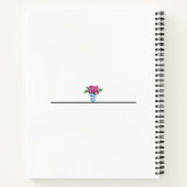 Fun Modern Girly But First Coffee Notitieboek (Achterkant)