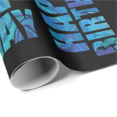 Fun Modern Happy Birthday Cadeaupapier (Rol Hoek)