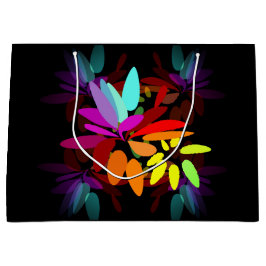 Fun Modern Psychedelic Style Rainbow Print Groot Cadeauzakje