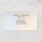 Fun Modern Silver Sequin Gold Beauty Salon Visitekaartje (Achterkant)