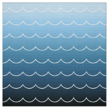 Fun Modern Wave Pattern Blue Gradient