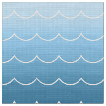 Fun Modern Wave Pattern Blue Gradient