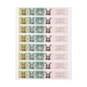 Fun & Modern Woodland Animal Characters Family (Vel)