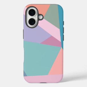 Fun Moderne Abstracte, kleurrijke Geometrische Pas iPhone 16 Hoesje