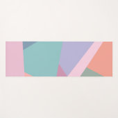 Fun Moderne Abstracte, kleurrijke Geometrische Pas Yogamat (Voorkant (horizontaal))
