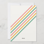 Fun Moderne kerstfotoserie Time Retro Feestdagenkaart (Achterkant)