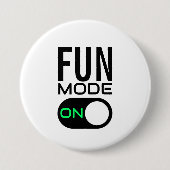 Fun-modus aan. Button personaliseren (Voorkant)
