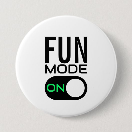Fun-modus aan. Button personaliseren (Voorkant)