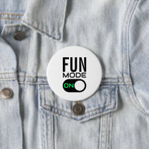 Fun-modus aan. Button personaliseren